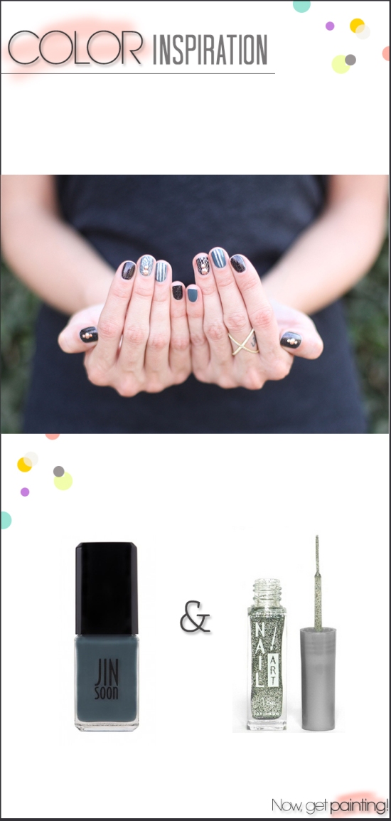 Astrowifey's super bling manicure